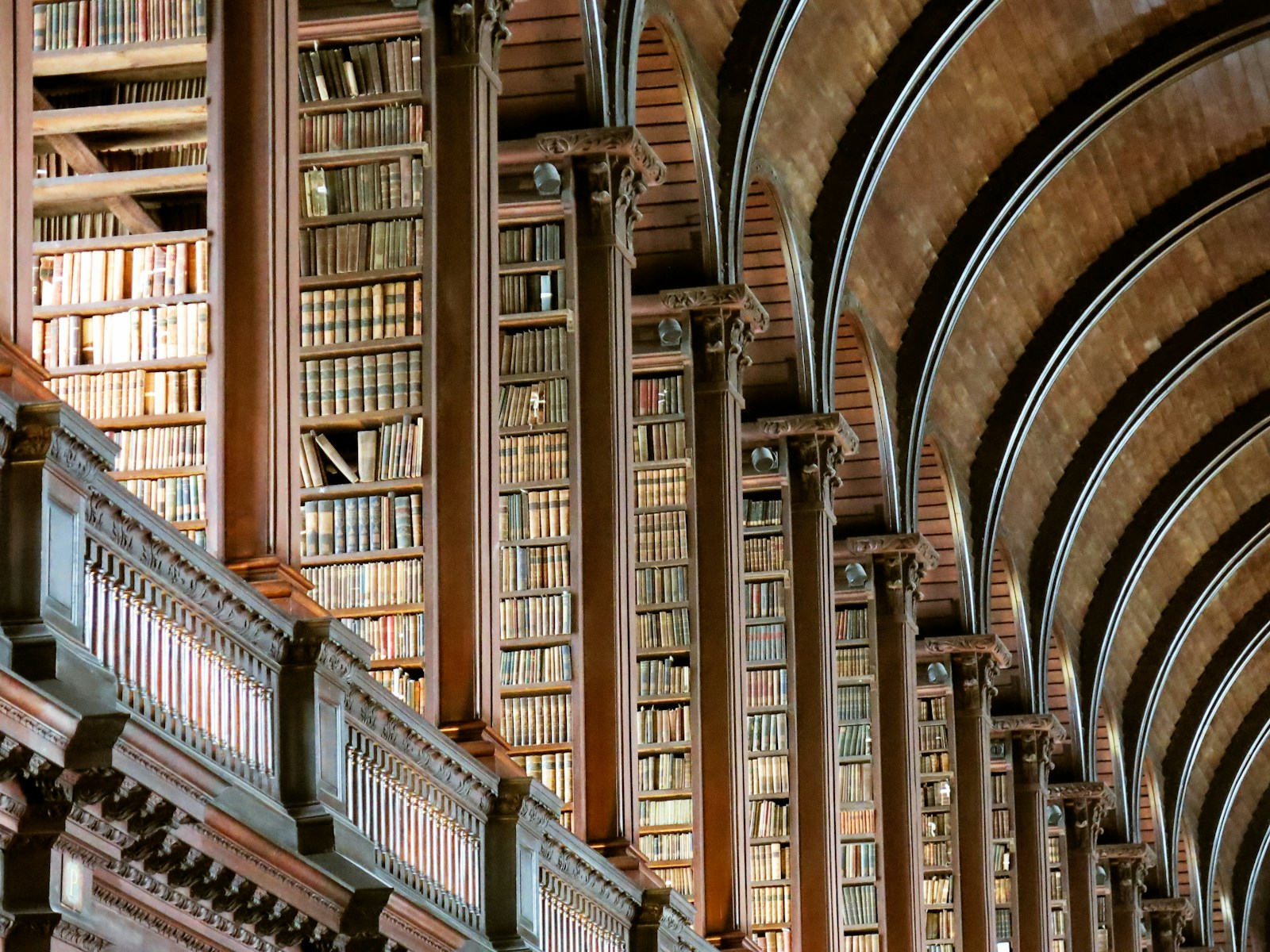 Photo by Jonathan Singer library interioe